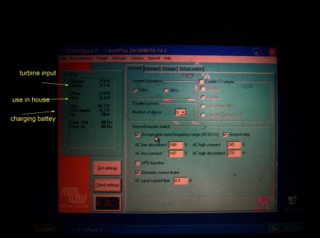 Laderegler  für Scheibengenerator