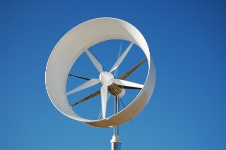 Kleinwindanlage für siedlungsgebiet.