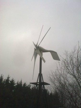550W Windrad aus China startet (zu) spät