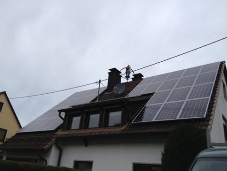 Windrad Südseite