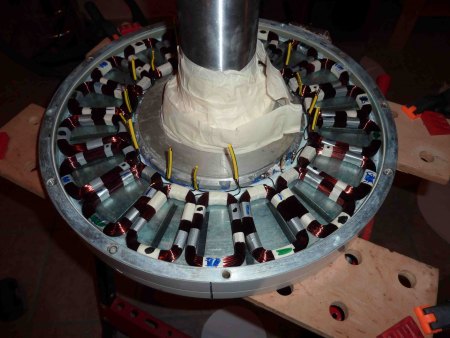 Scheibengenerator Wiederaufbau