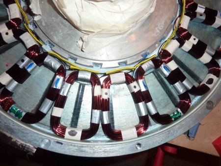 Scheibengenerator Wiederaufbau