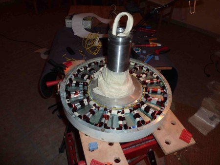 Scheibengenerator Wiederaufbau