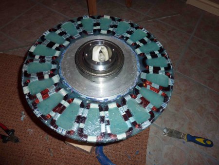 Scheibengenerator Wiederaufbau