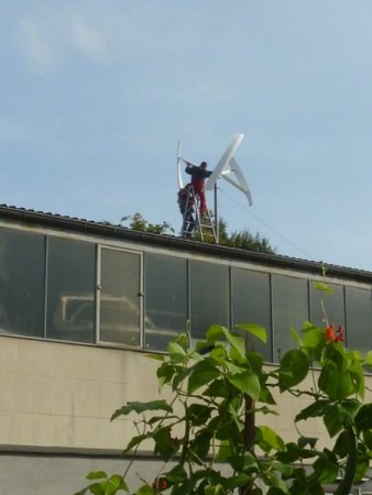 Meine Darrieus-HELIX Anlage