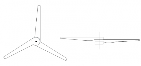 Faltbares Windrad