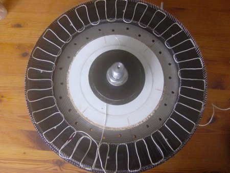 Scheibengeni mit neuer Wicklung