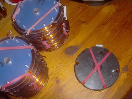 Scheibengeni mit neuer Wicklung