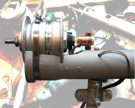 Fahrrad-Dynamo für Miniwindanlage