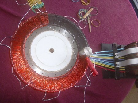 Scheibengeni mit neuer Wicklung