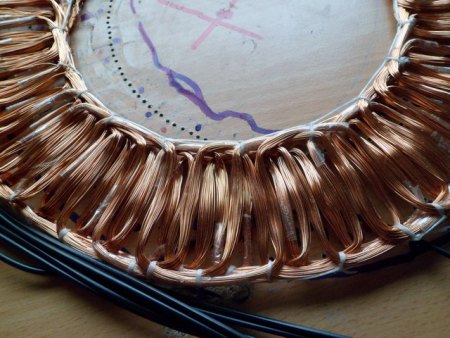 Scheibengeni mit neuer Wicklung