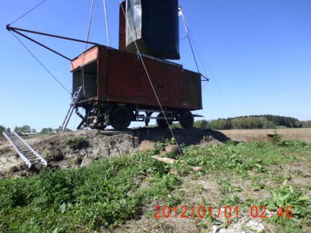 Savonius auf dem Berg,,++Anschluß -Staplerbatterie ,Paralell Netz