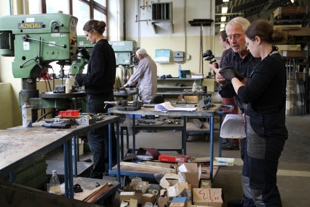 Bei der Arbeit