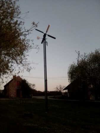 Anstellwinkel Rotorblatt