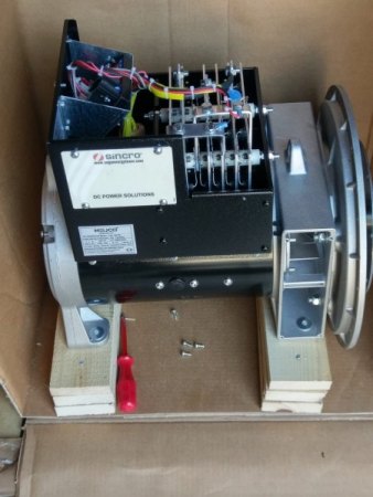 48V-Generator mit SAE-Flansch