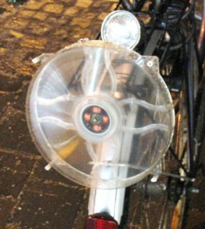 Fahrradbeleuchtung, kleiner Windgenerator, wer kennt ihn?