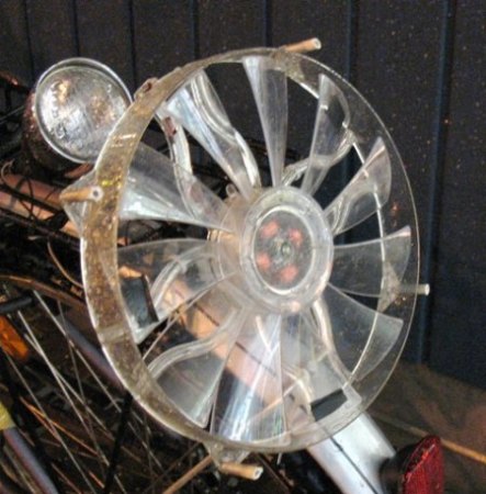 Fahrradbeleuchtung, kleiner Windgenerator, wer kennt ihn?