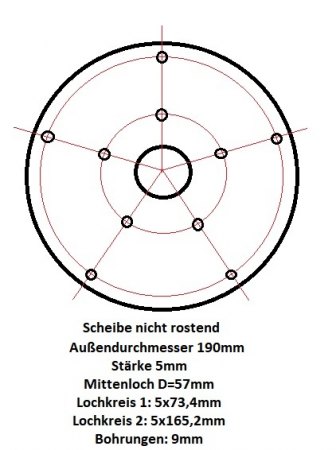 Verstärkungsscheibe