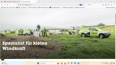 Stahlmast für horizontalen Windgenerator