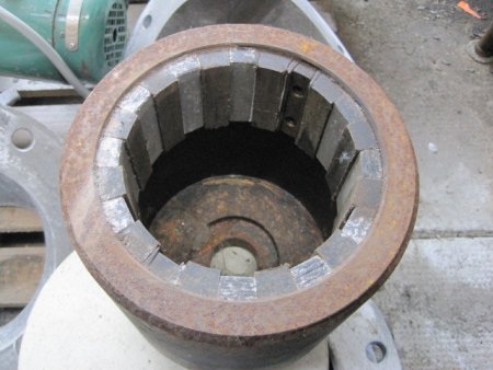 PM-Rotor aus magnetgekuppelter Pumpe