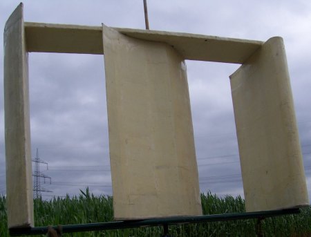 Scheibengenerator mit innenliegendem Stator