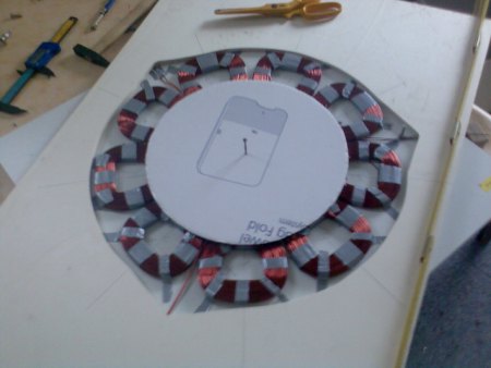 Scheibengenerator- Planung, Bemaßung, Aufbau